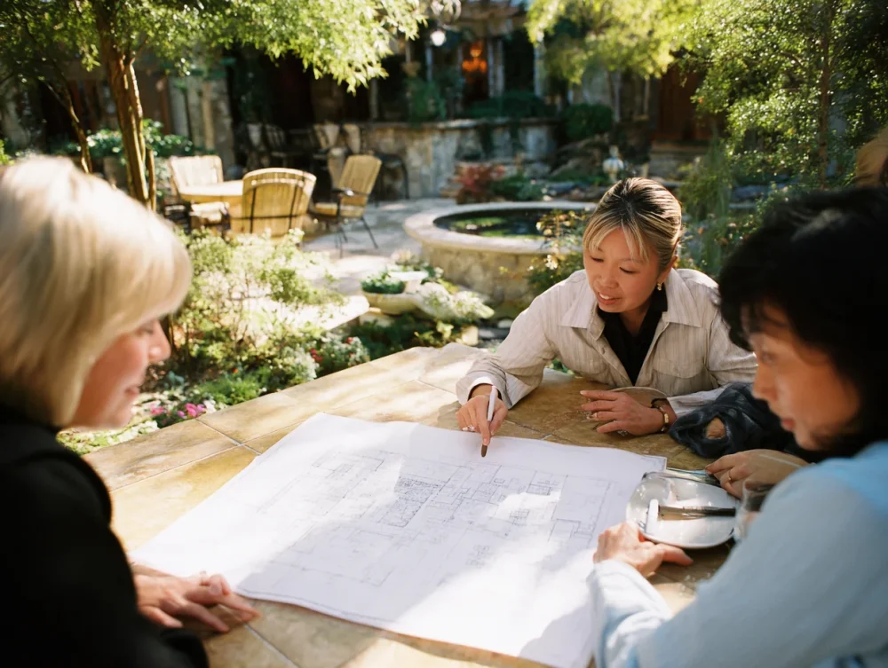 Concertation projet paysager client paysagiste réunion