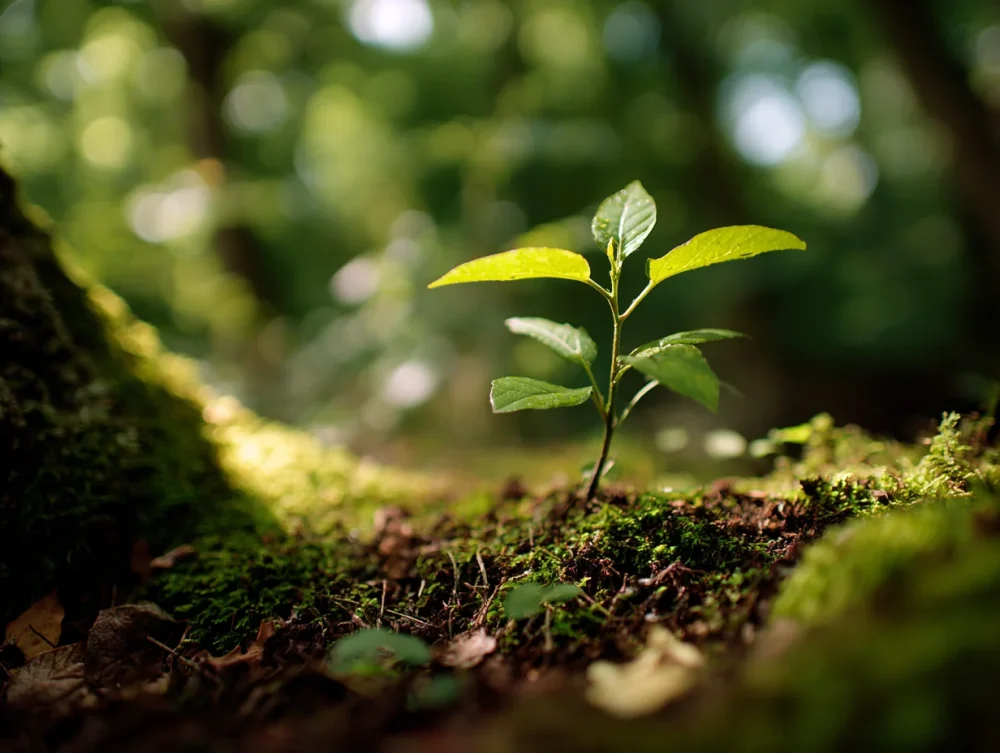 Croissance naturelle plante forêt symbole développement