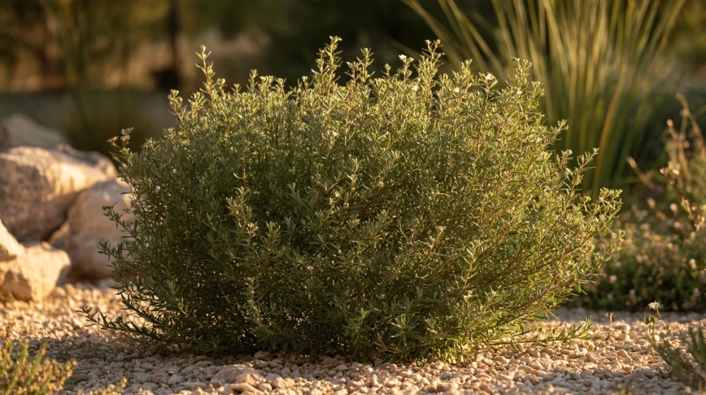 Ciste sain dans un jardin sec méditerranéen