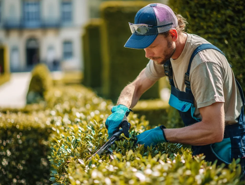 Entretien taille arbuste jardin professionnel