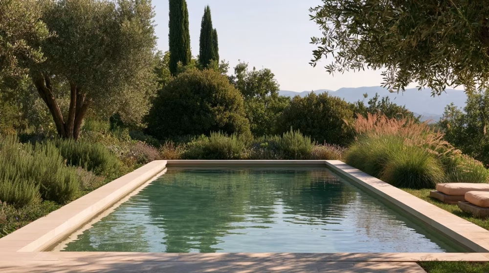 Aménager un espace vert luxuriant autour d’une piscine en Provence