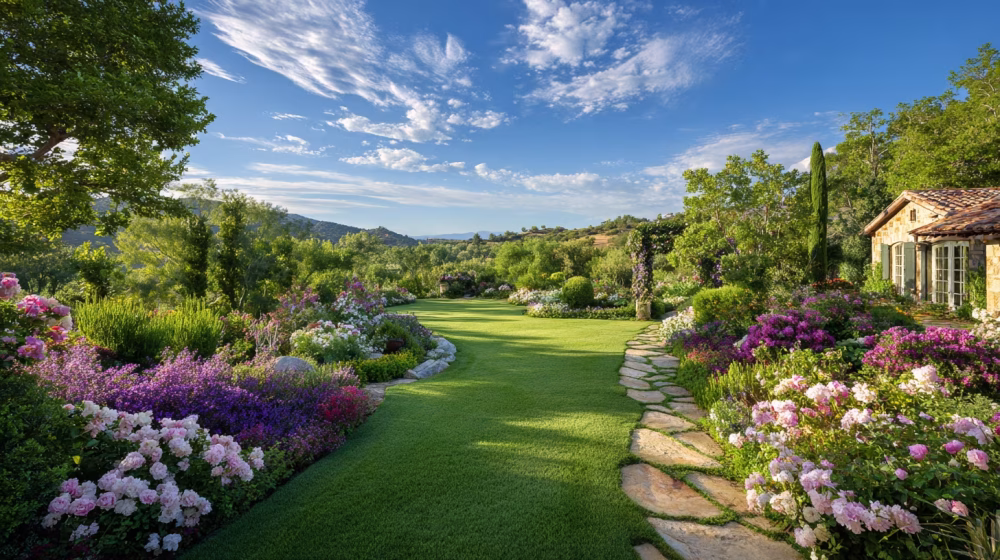 Annuaire paysagistes jardins France vue panoramique