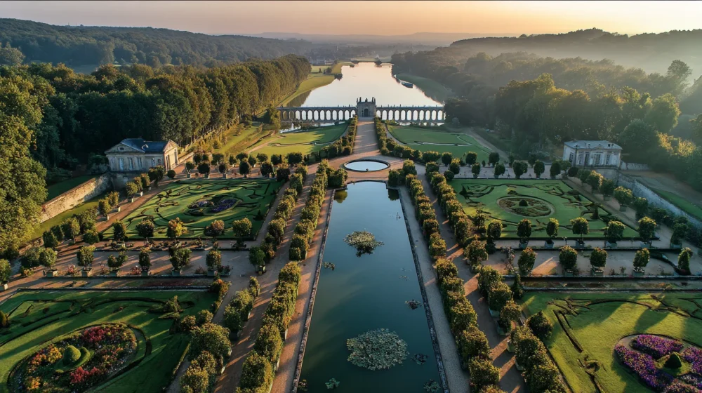 Inspirations jardin paysager château France