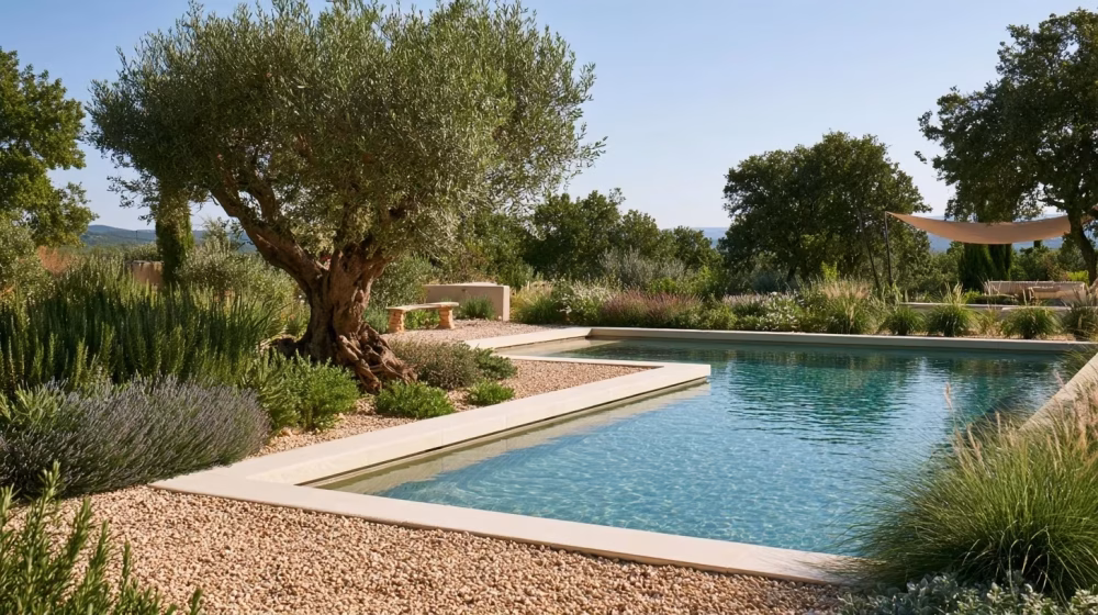 Préparer son jardin pour l’été autour de la piscine en Provence