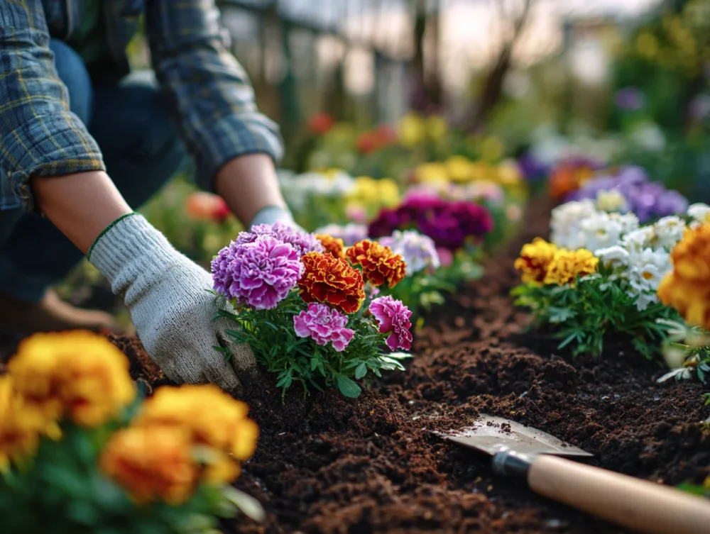 Plantation création végétale jardin professionnel