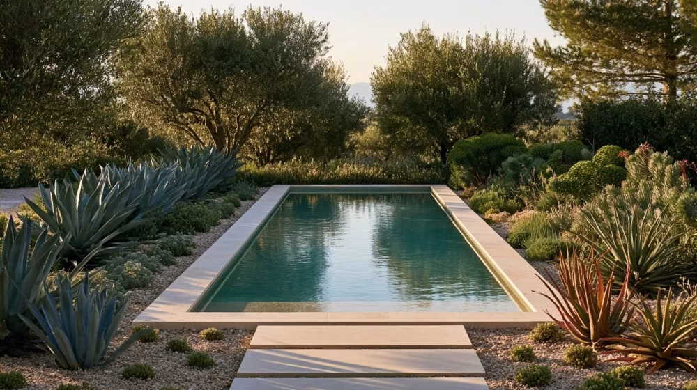 Plantes grasses autour d’une piscine en Provence : guide