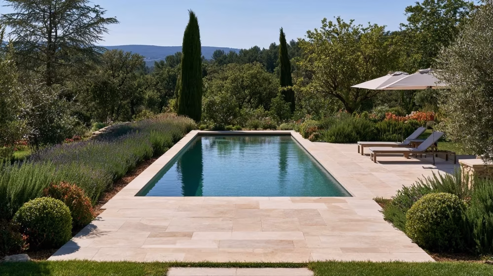 Plantes résistantes pour un jardin piscine en Provence