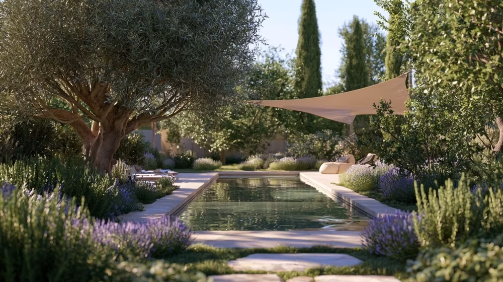 Protéger son jardin et sa piscine en été en Provence