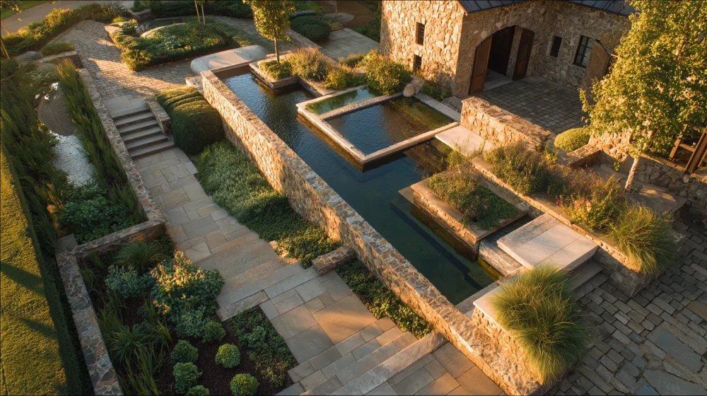 Réalisation jardin contemporain paysagiste professionnel